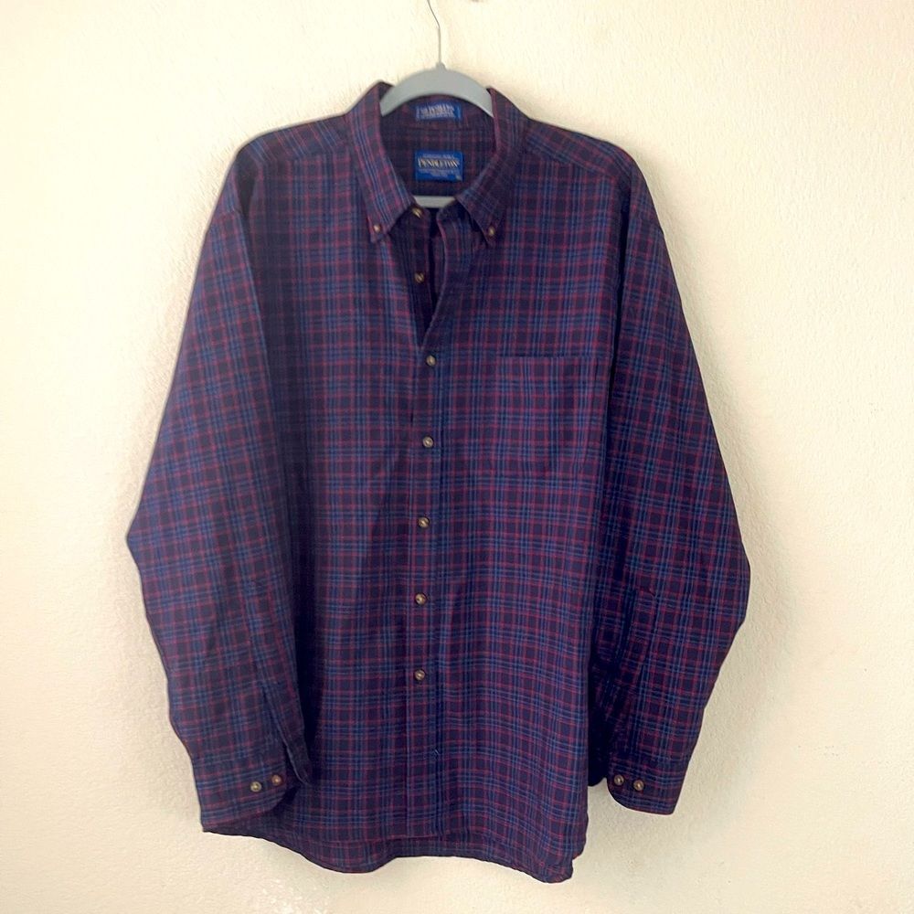 Pendleton worsted wool button up